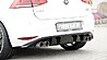 Диффузор заднего бампера VW Golf 7 12- 3-дв. и 5-дв. Carbon-Look под сдвоенный выхлоп справа + слева 00099171  -- Фотография  №1 | by vonard-tuning